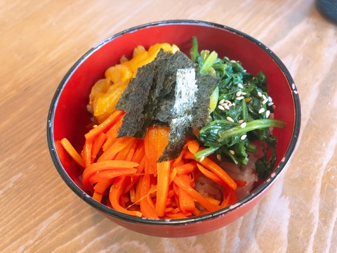 簡単ヘルシー!ダイエットにも!即席キンパ丼